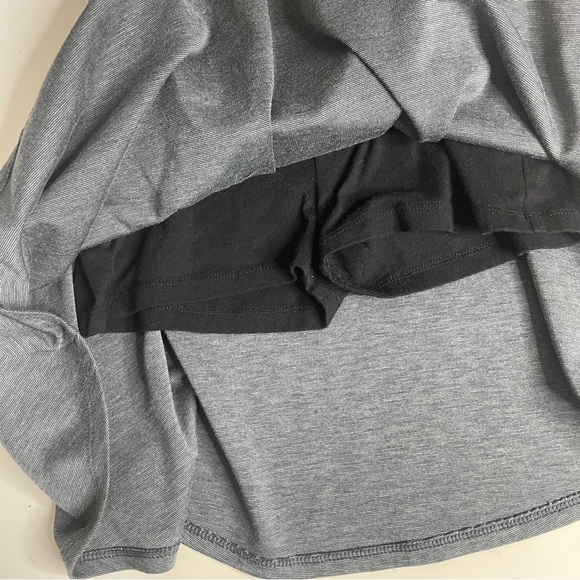 The Children's Place Girl Skater Skirt Skort Heather Gray Blue Sz L 10-12 - Picture 3 of 7